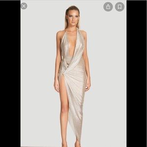 sck the label foreli drape gown